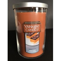 Yankee Candle SALTED CARAMEL 22 oz Double Wick Tumbler   263540962511